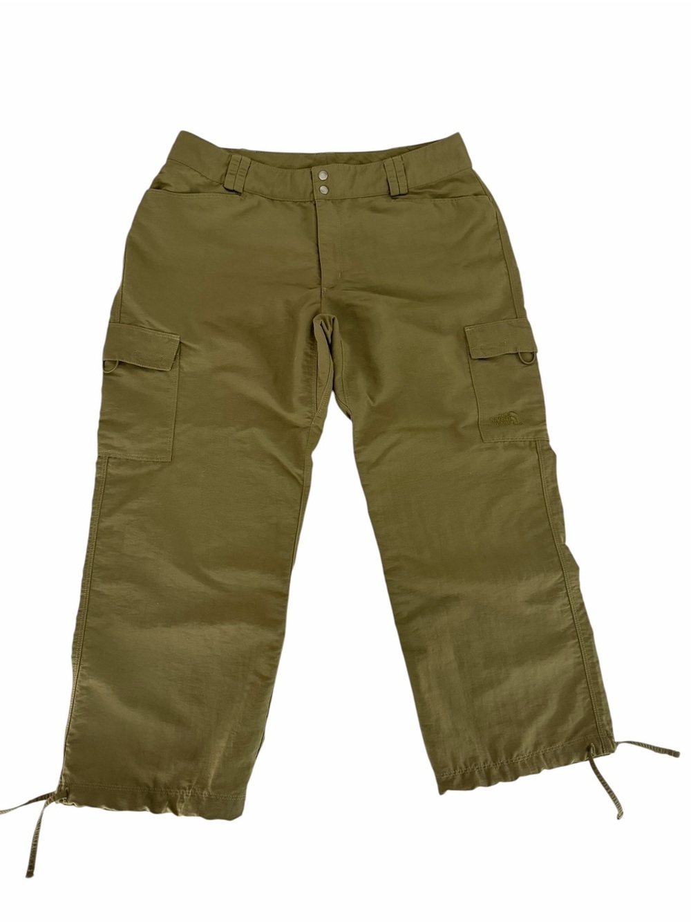THE NORTH FACE Olive Green Cargo Capri Hiking Outdoor Utility Pants size 12
